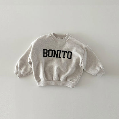 Felpa Unisex per Bambini – Stile Casual Oversize "BONITO"