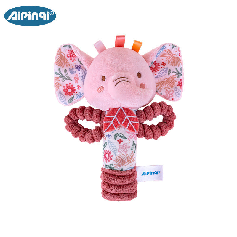 Sonaglino Morbido Neonata – Elefantino o Coniglietto Rosa