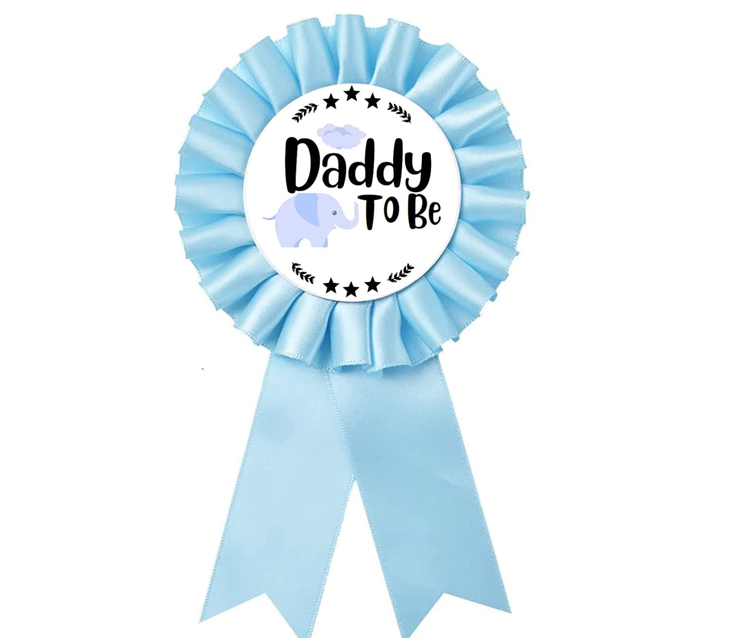 Coccarda Rosa “Daddy To Be”   Baby Shower per Futuro Papà