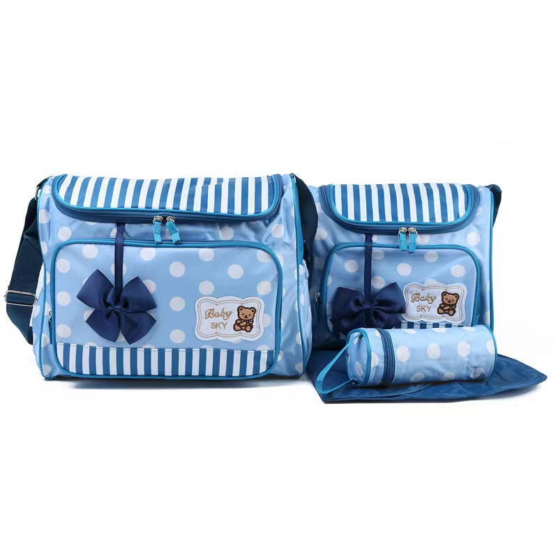 Set Borse Fasciatoio Baby - 5 Pezzi Coordinati "Baby Sky"