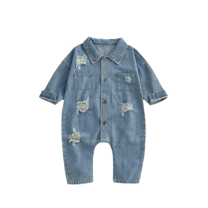 Pagliaccetto in Jeans per Bambini - Stile Casual e Moderno