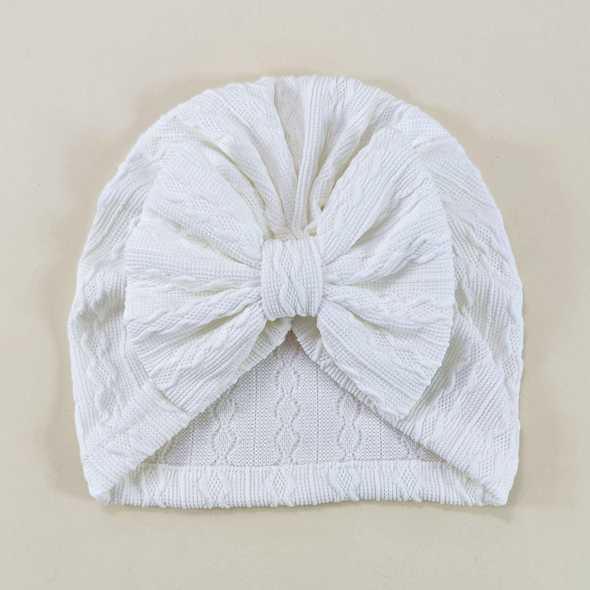 Set Cappellino Turbante + Calzini con Fiocco – Neonato