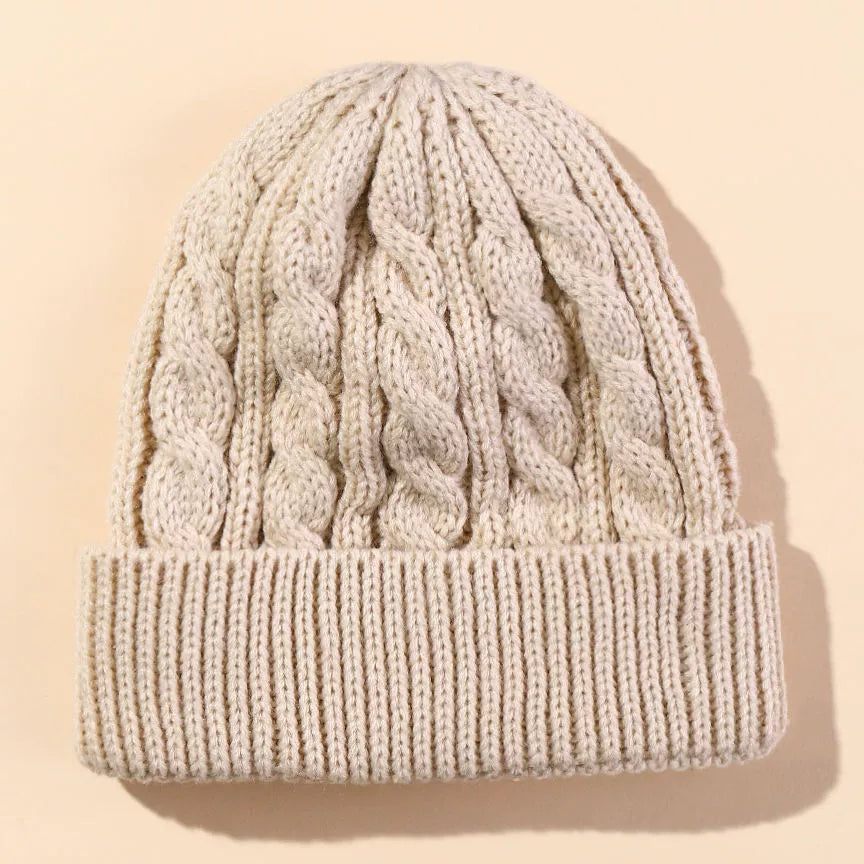 Cappellino Maglia Treccia – 100% Acrilico (6-24 mesi)