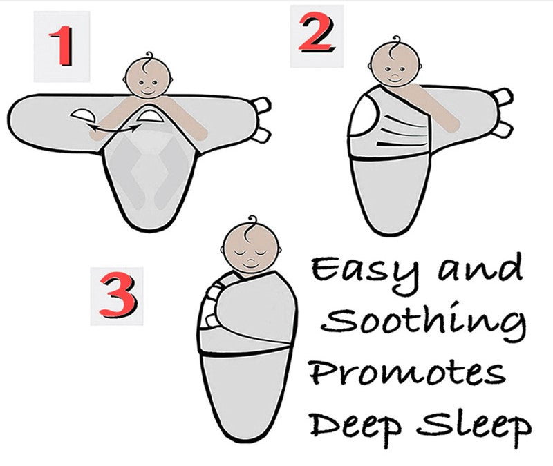 Sacco Nanna Estivo Fascia Swaddle Neonato – Fantasia Nuvolette | Sonni Tranquilli e Coccolosi