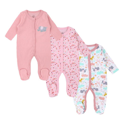 Set 3 Tutine Neonata/ Bimba in Cotone