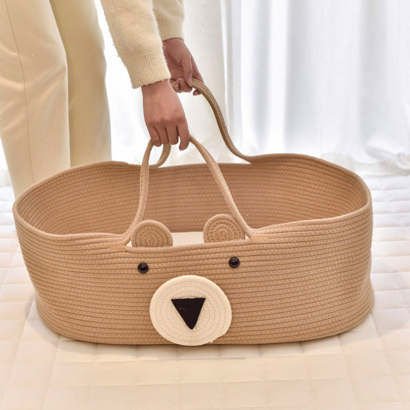 Cesta  in Tessuto Orsetto - Praticità e Dolcezza per la Cameretta