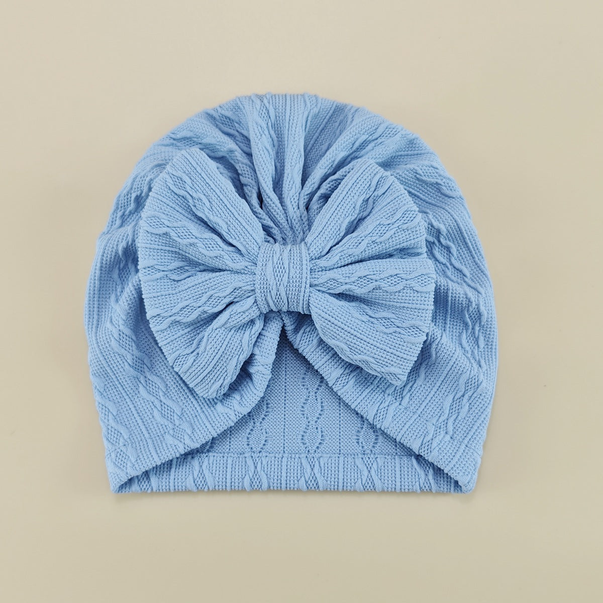 Set Cappellino Turbante + Calzini con Fiocco – Neonato