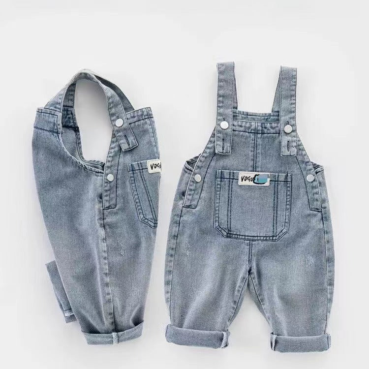 Salopette in denim per bambini – stile casual