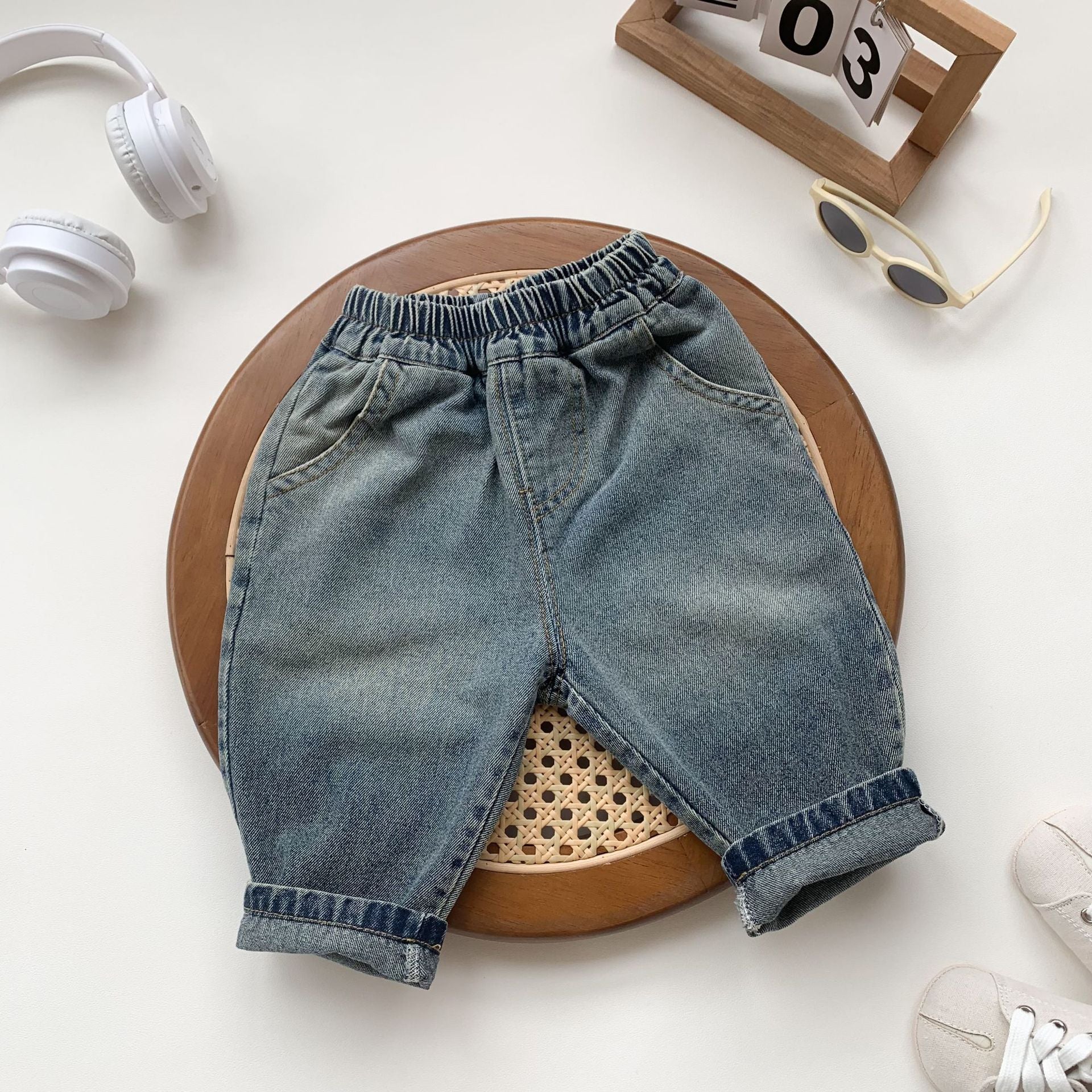 Jeans Casual in Denim per Bambini
