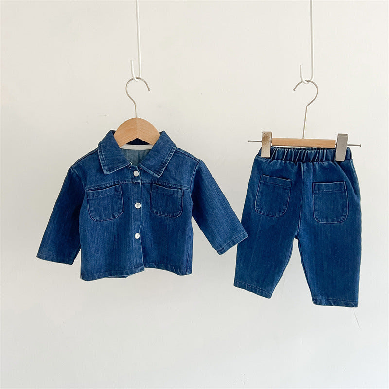 Completo 2pz Jeans Bambino