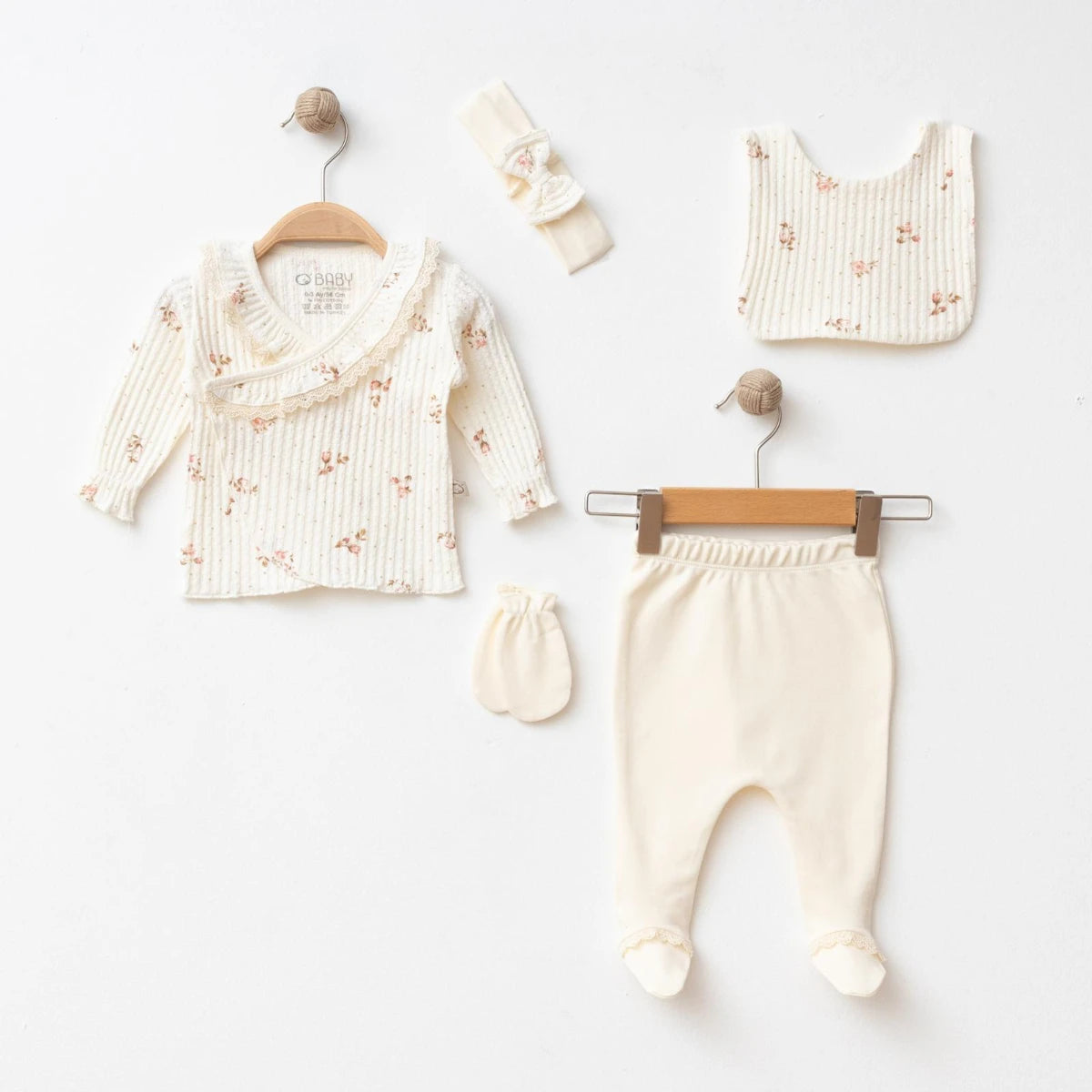 Completo Neonata Coordinato – Set Prima Nascita 100% cotone