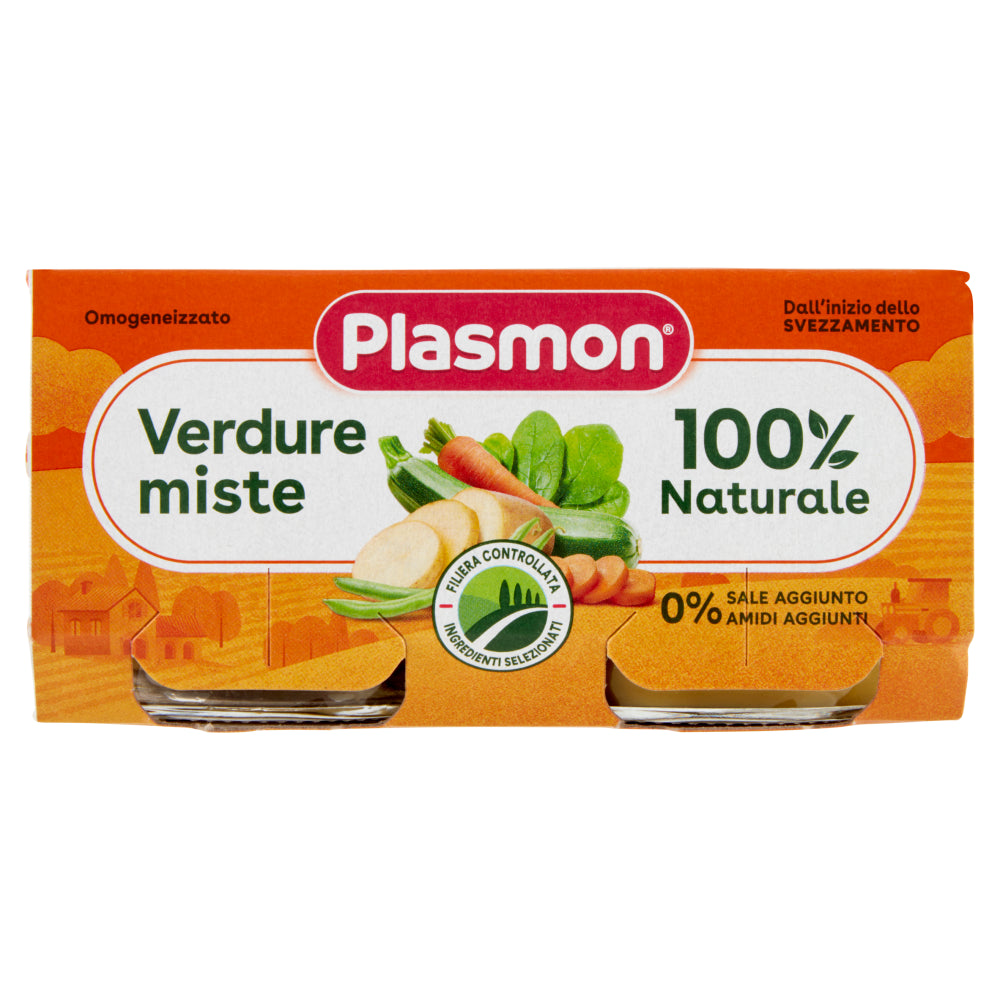 Omogeneizzato Plasmon Verdure miste 80grx2