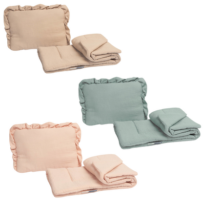 Set cuscino e copertina baby culla