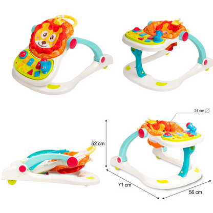 Girello e primi passi multifunzione 4in 1