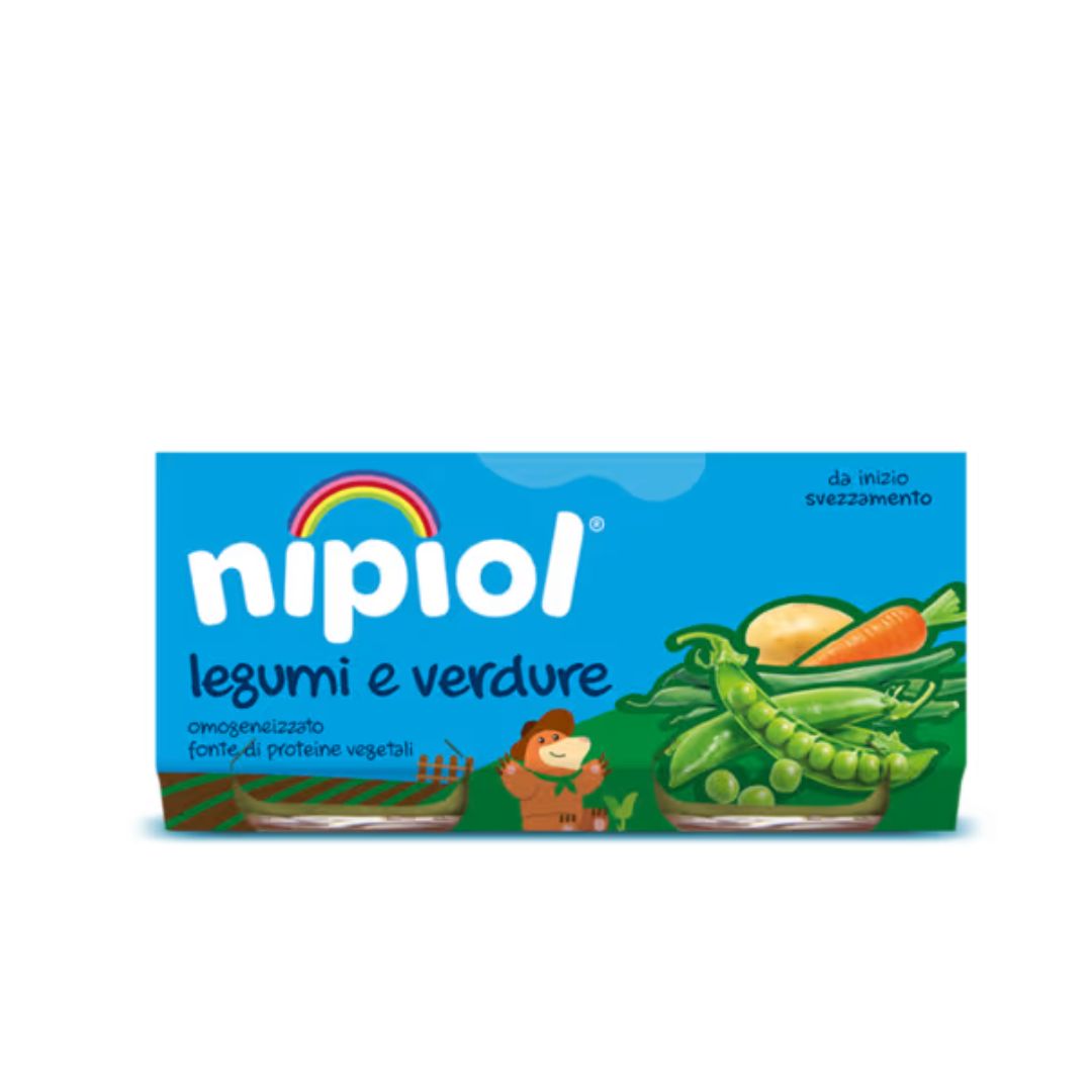 Omogeneizzato nipiol legumi e verdure 80grx2