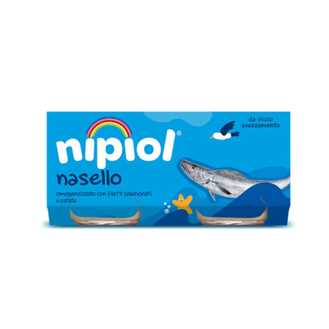 NIPIOL SALMONE NASELLO VERDURE 2PEZZI 80GR