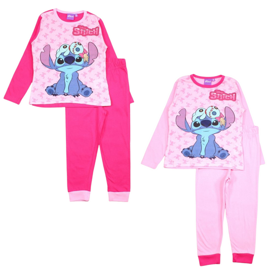 Pigiama stitch bimba caldo cotone