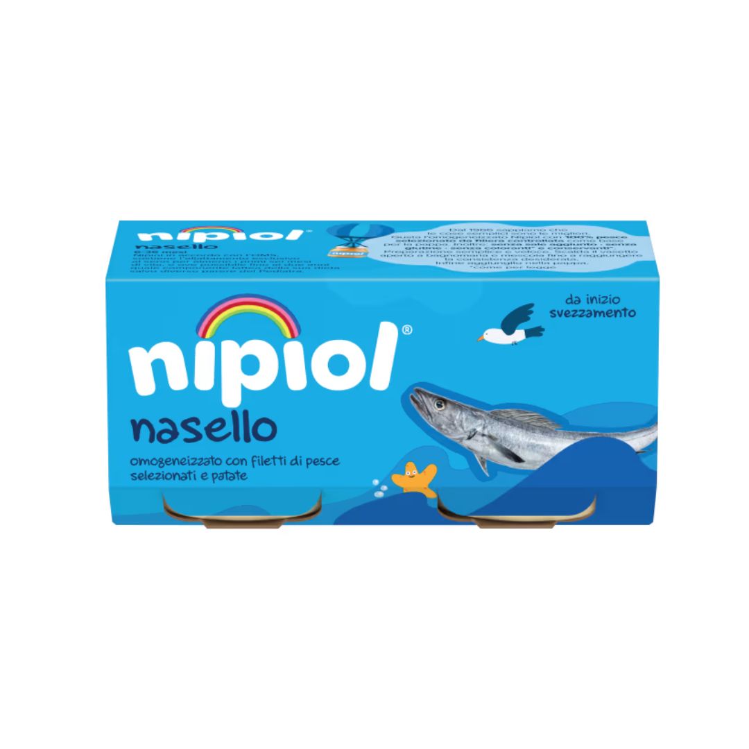 Omogeneizzato Nipiol Nasello  con patate 2x80gr