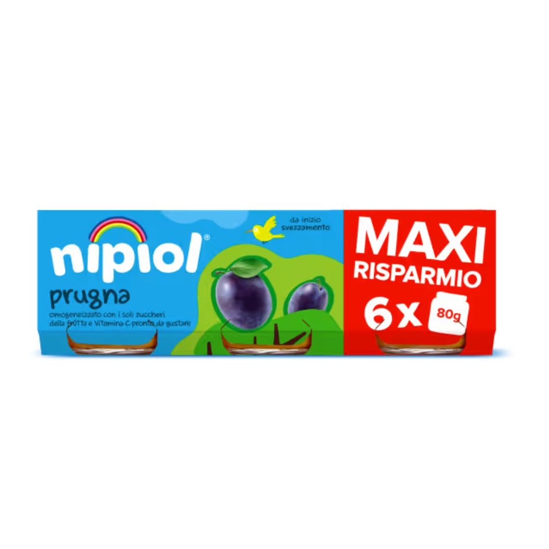 Omogeneizzato Nipiol Prugna 80grx6