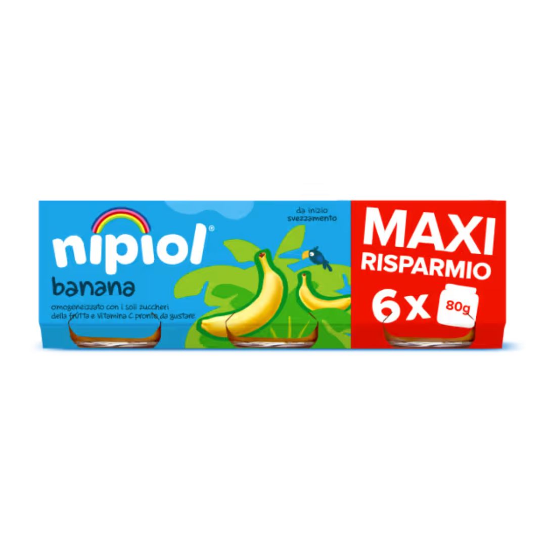 Omogeneizzato di Frutta Nipiol Banana 6x80gr