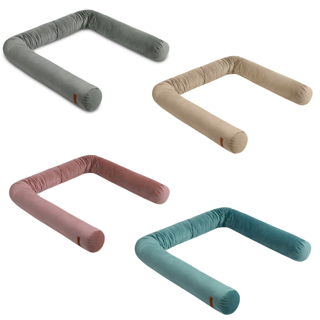 Paracolpi per culla in velluto