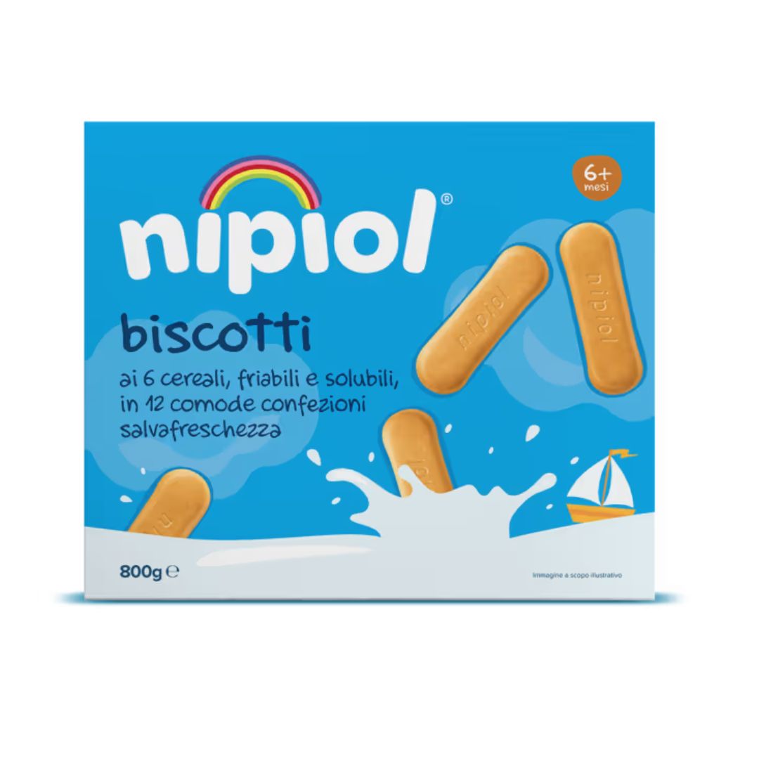 Biscotti nipiol 6+mesi 800gr