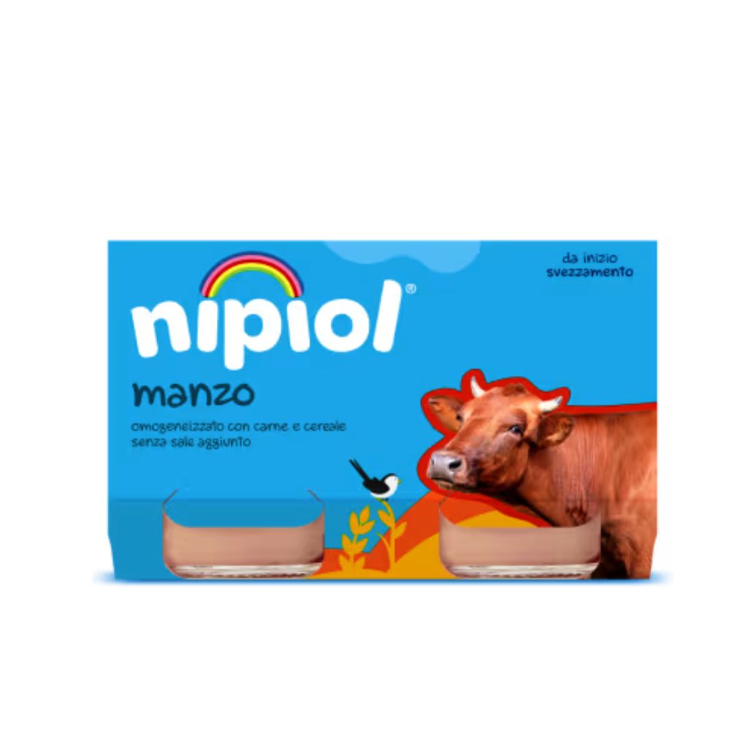 Omogeneizzato Nipiol manzo 120x2 gr