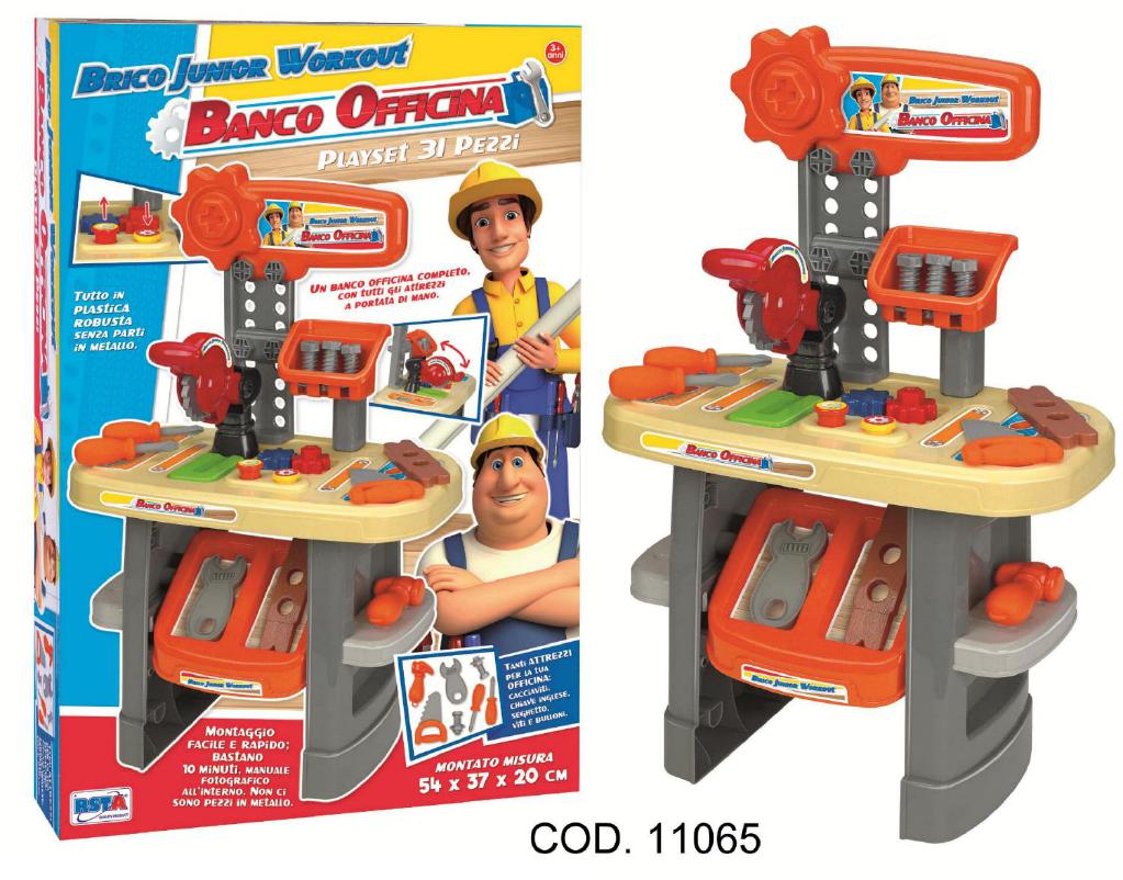 Banco officina Playset 31 pezzi 3+