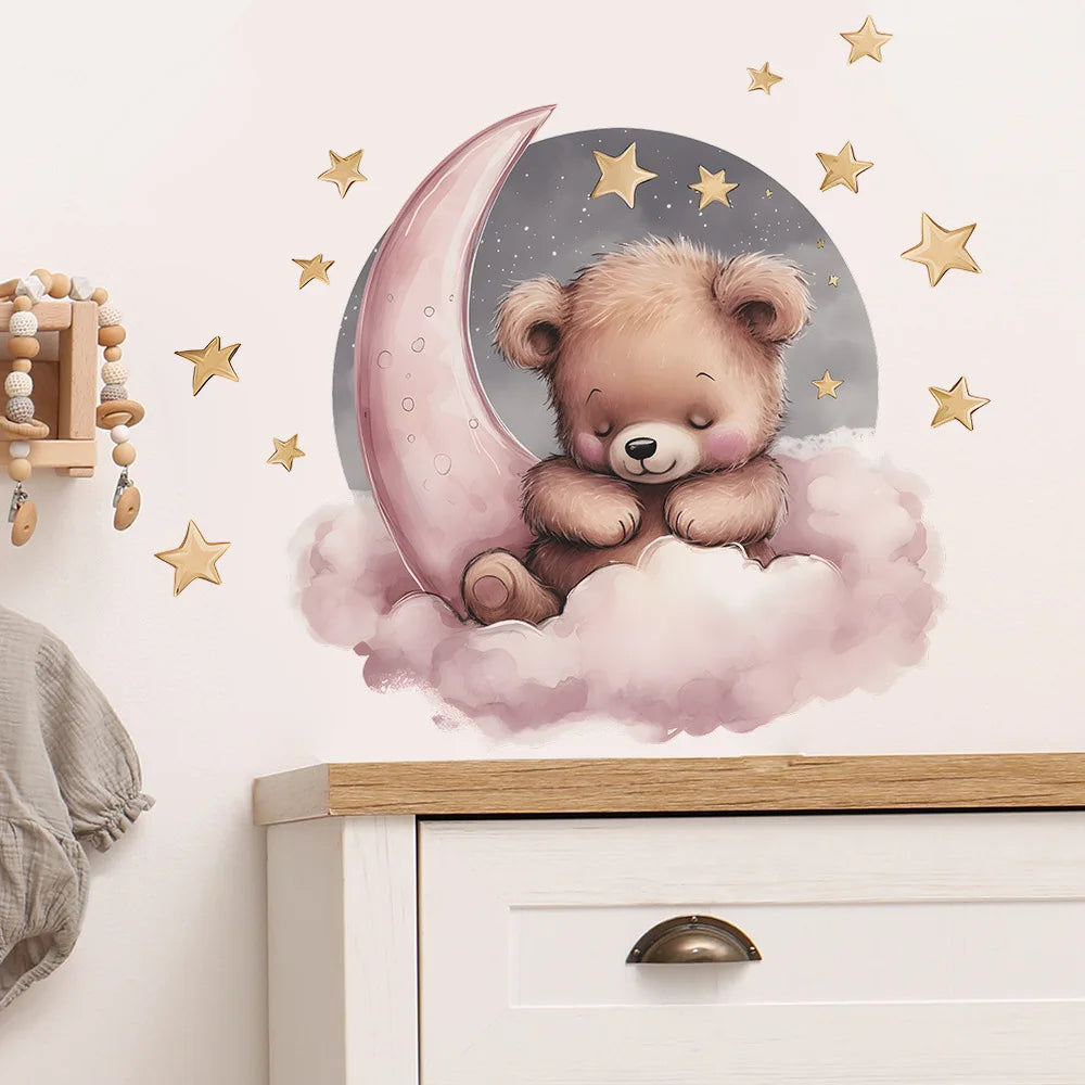 Decorazioni cameretta orsetto luna