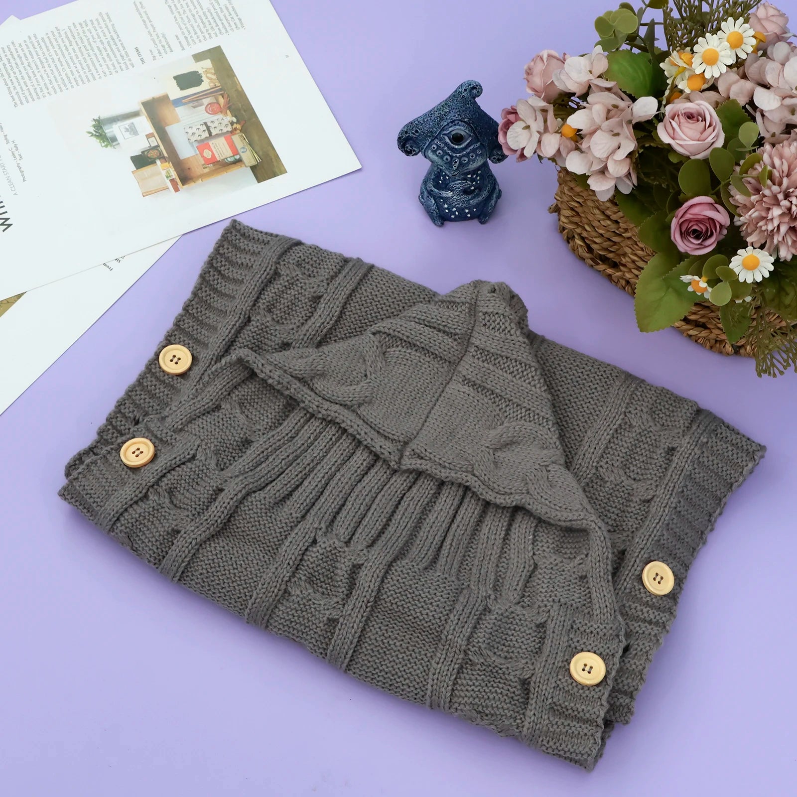 Sac bébé en laine très chaud