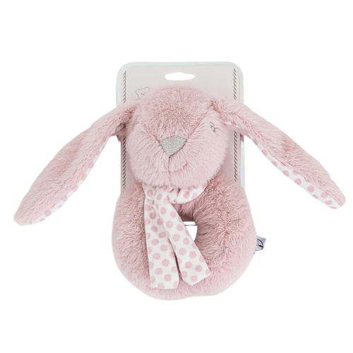Sonajero conejito Nazareno Gabrielli rosa