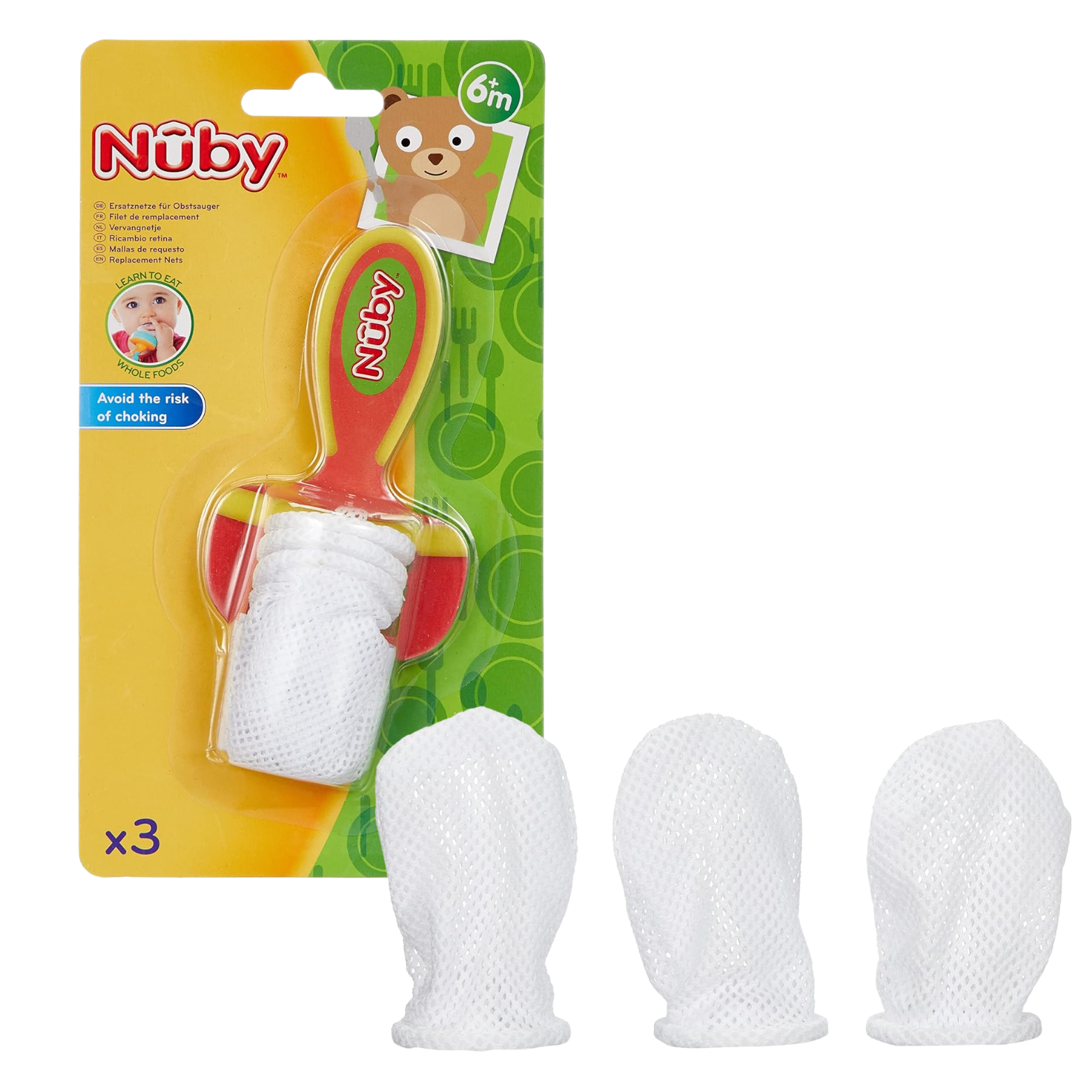 Ricambi retina Nuby 6m+ 3pz