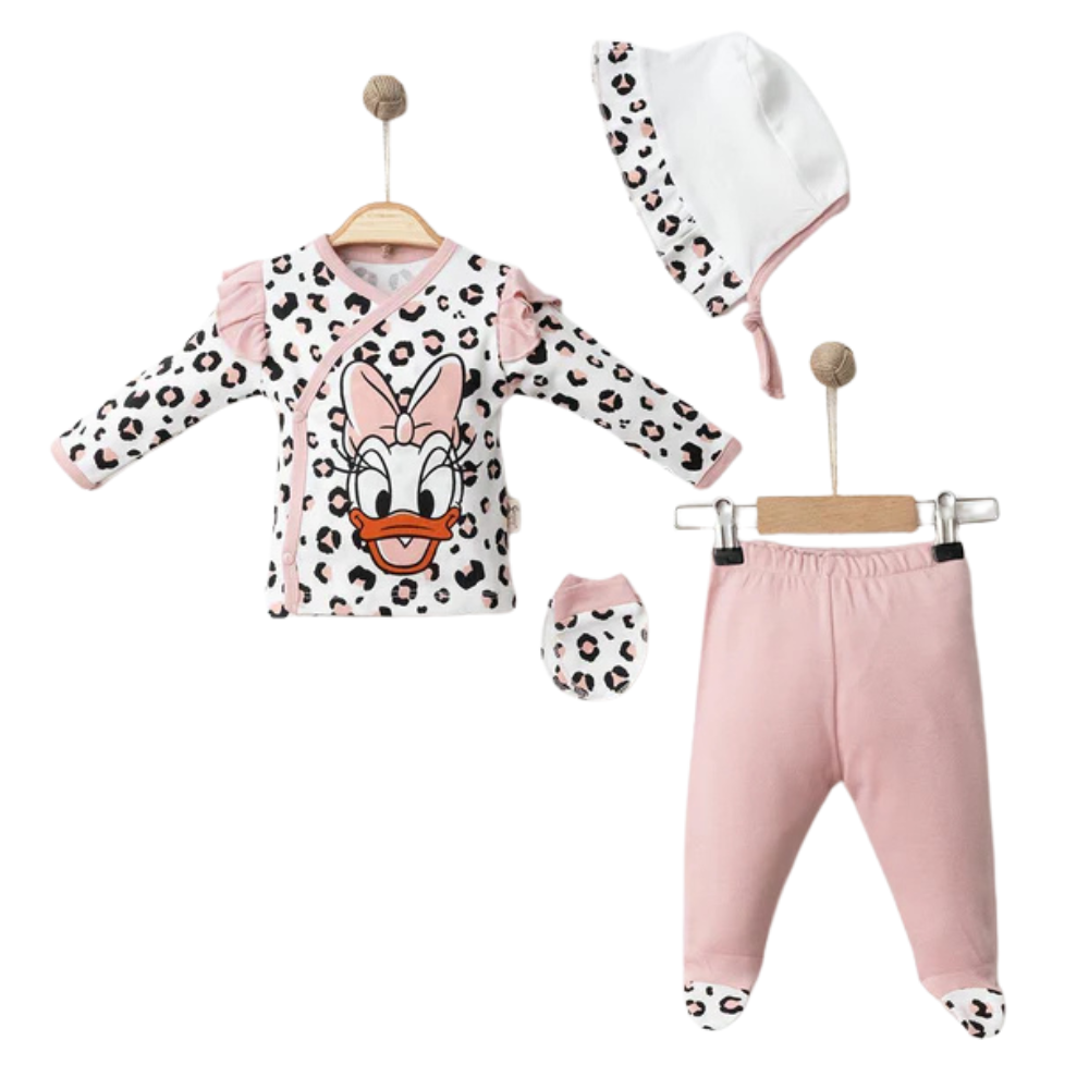 Set Neonata/ Bimba Cotone Paperina 100% 4 pezzi Clinico