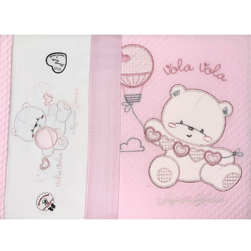 Coordinato Baby Culla Nazareno Gabrielli Rosa Estivo