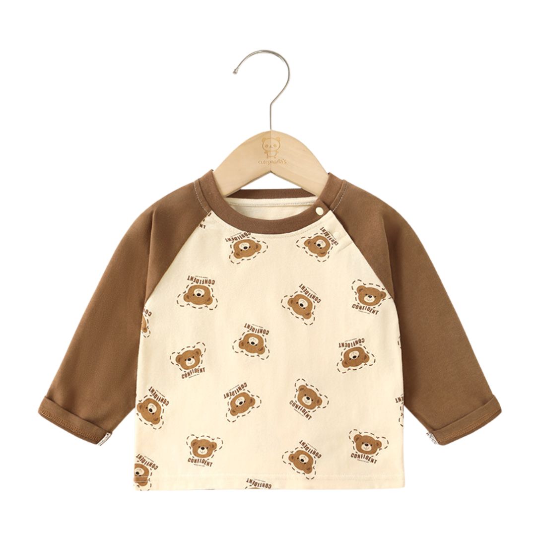 Set Bimbo "Teddy Bear"  Maglia a Maniche Lunghe e Pantaloni