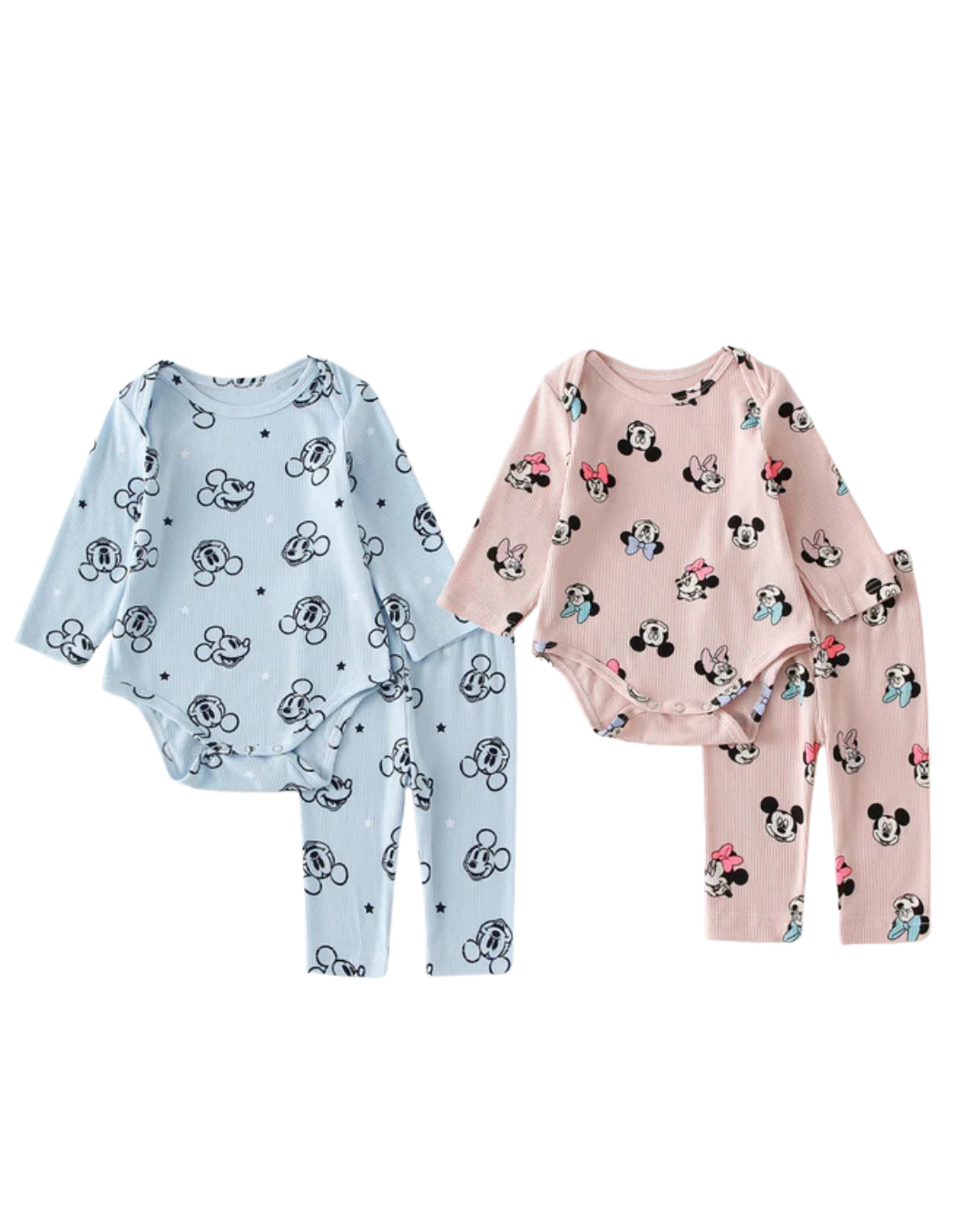 Cálido conjunto Disney de dos piezas de algodón