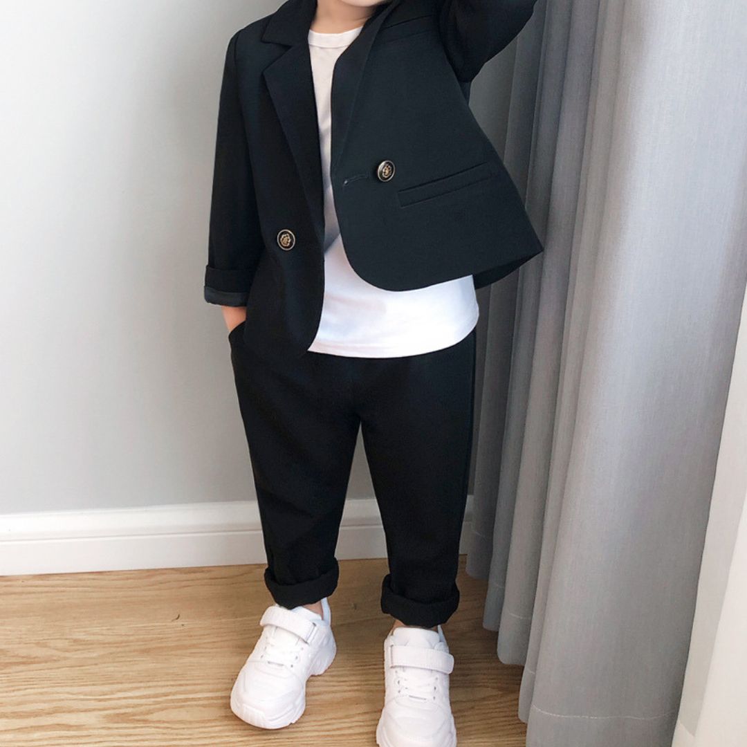 Completo  Bambino 3 Pezzi  Giacca, Pantalone e T-Shirt