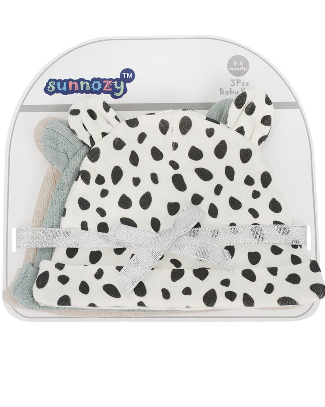 Set 3 Cappellini Neonato orecchie