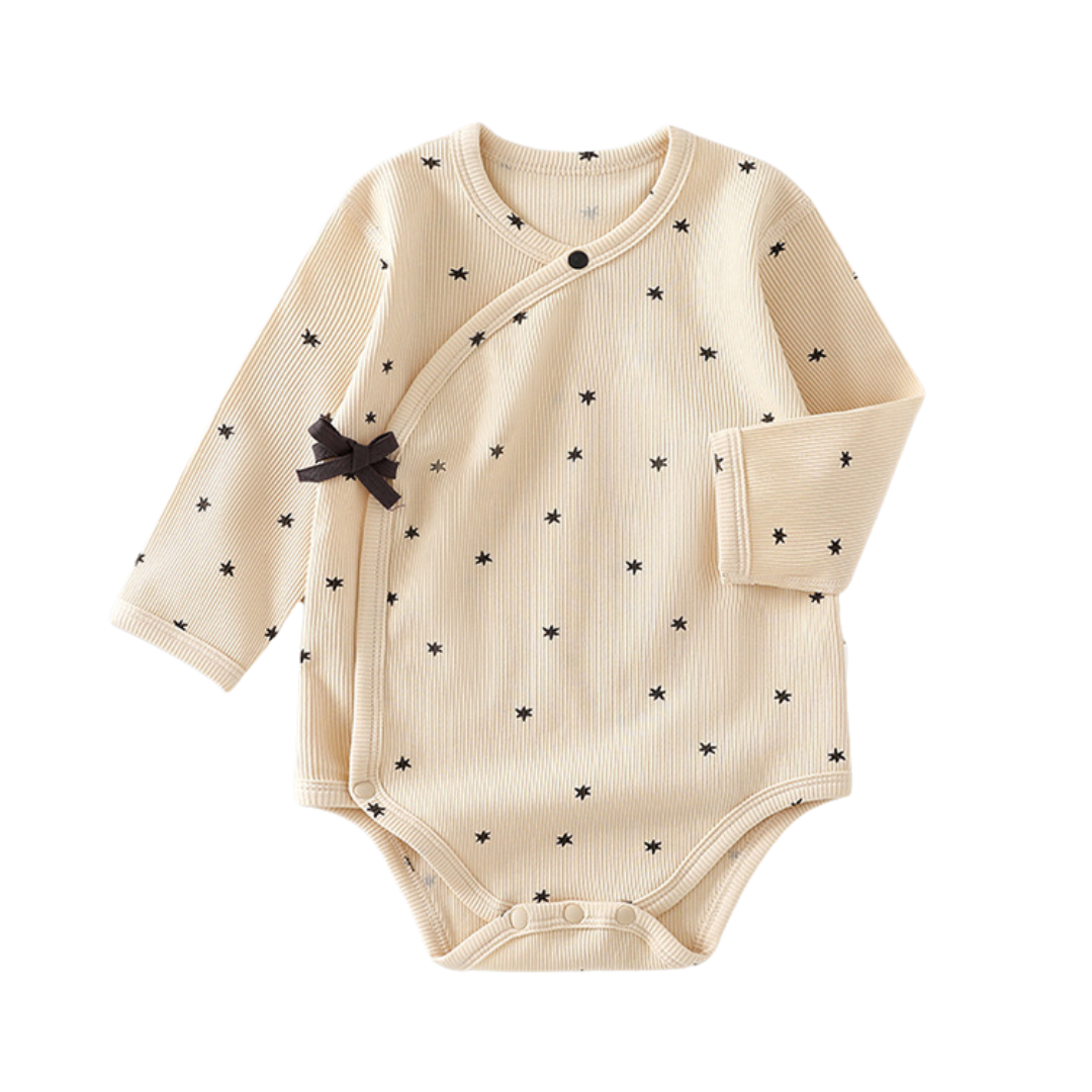 Body Neonato/a Manica Lunga  Fantasie Neutre in Cotone