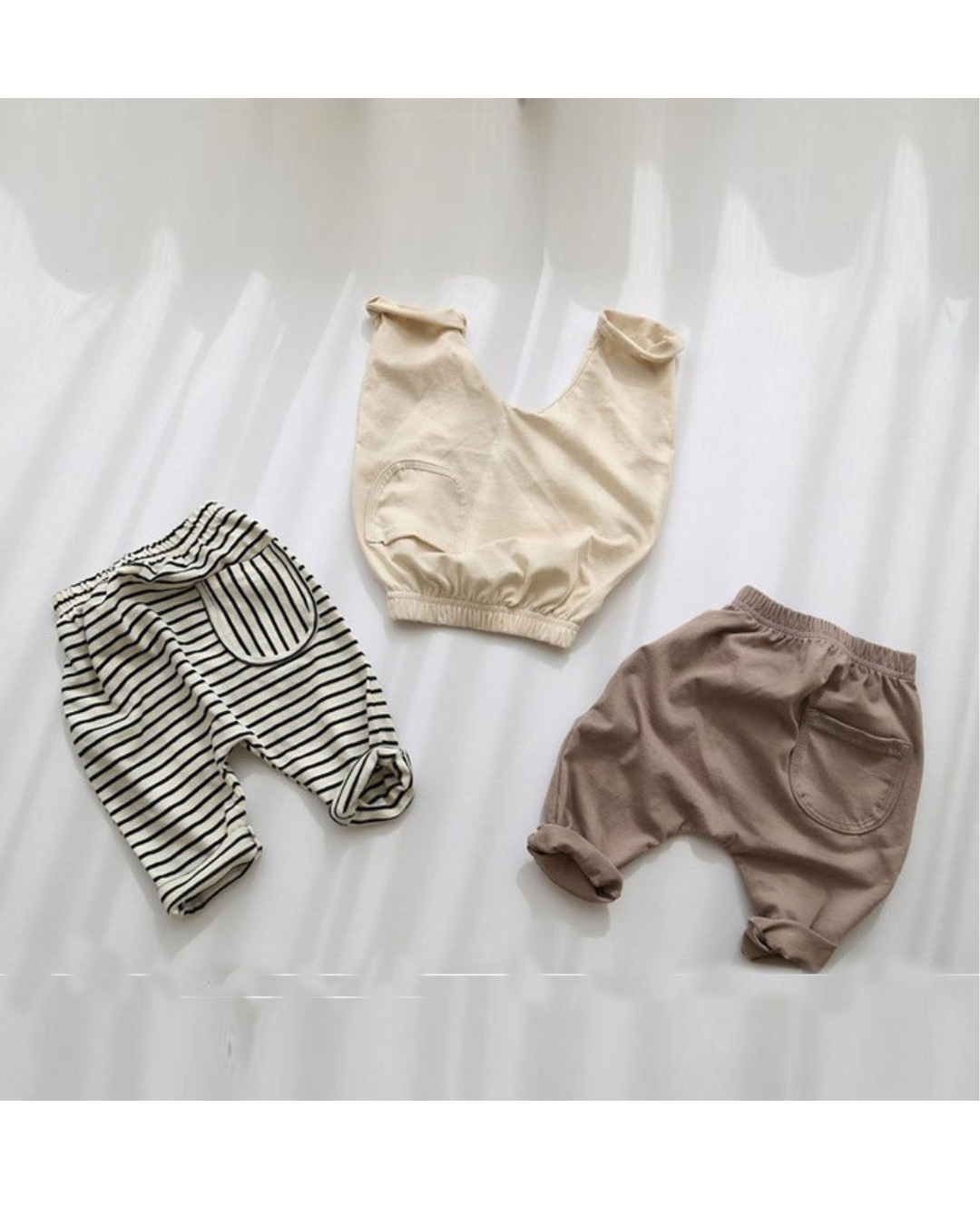 Pantaloni in Cotone Morbido per Neonati