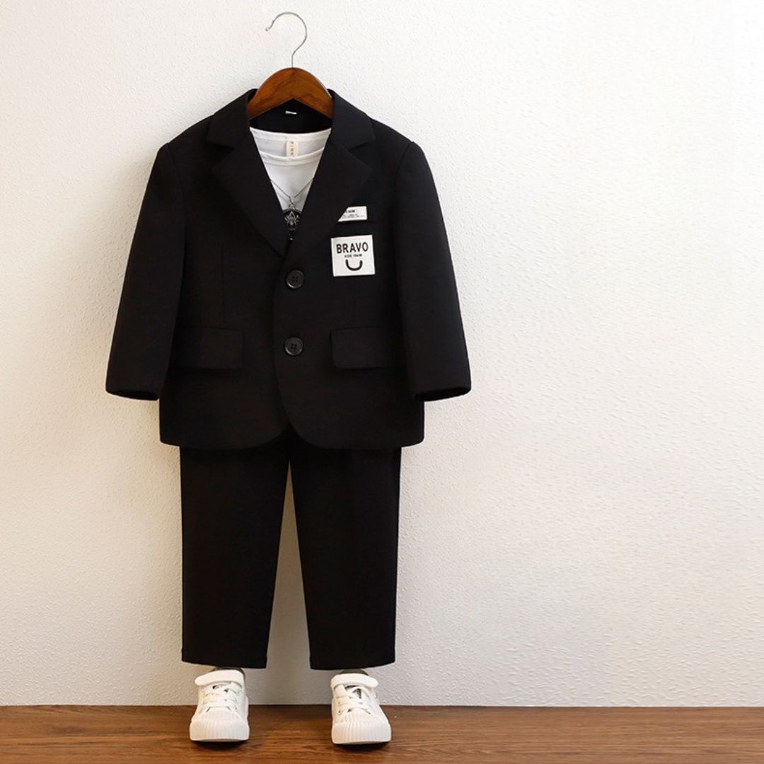 Completo Bambino 3 Pezzi  Giacca, Pantalone e T-Shirt basic