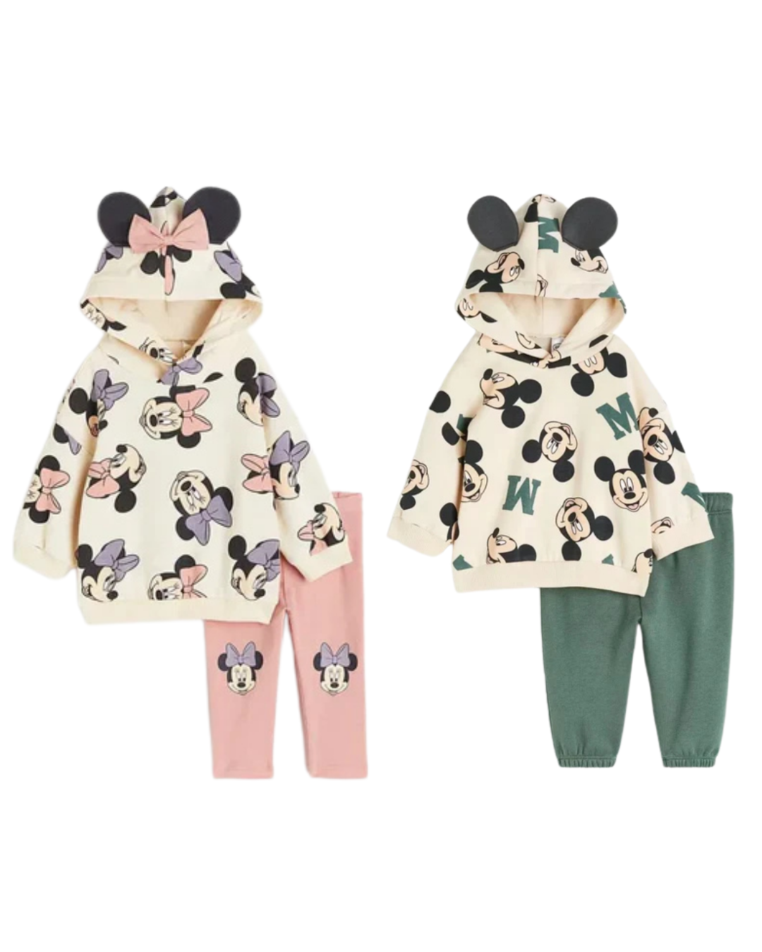 Tuta disney minnie e topolino caldo cotone