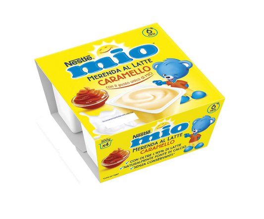 Mio Merenda al latte Caramello 4x100gr 6m+