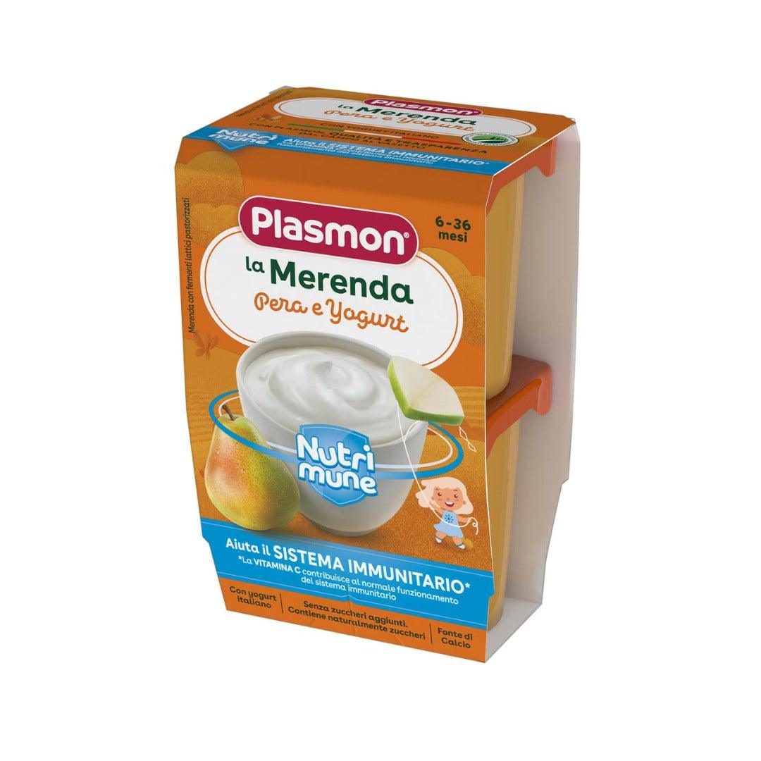 Merenda Plasmon Pera e yogurt 120grx2 - Baby Shop Store