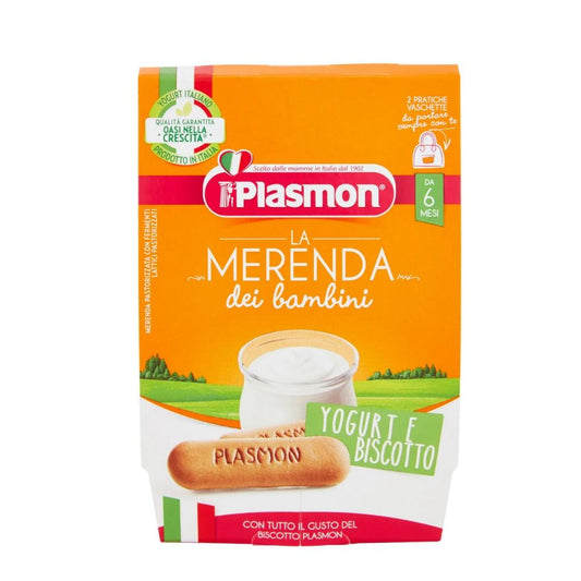 Merenda Plasmon yogurt e biscotto 2x120gr - Baby Shop Store