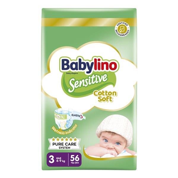 Pannolino Babylino sensitive 3. 4-9kg 56pz - Baby Shop Store