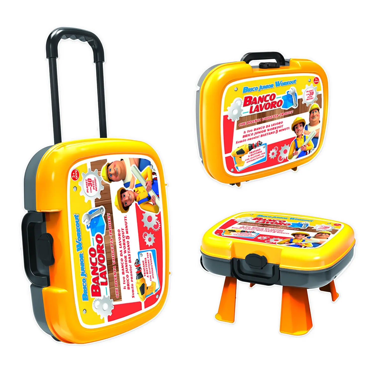 Banco lavoro, diventa lavagnetta-trolley