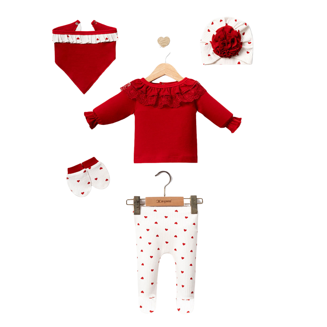 Set Prima Nascita Cotone 100% 0-3 mesi Bimba