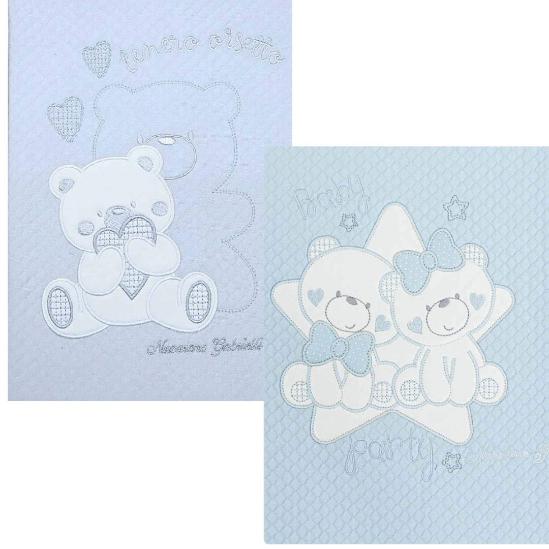 Copertina Lettino Cotone Nazareno Gabrielli 90x100cm lettino