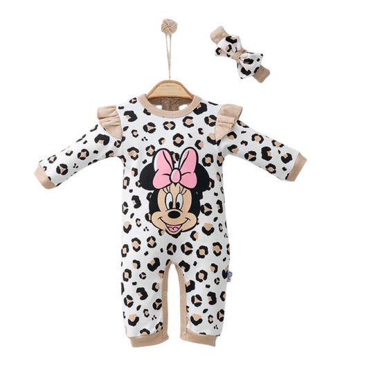 Tutina Minnie Leopardata Cotone